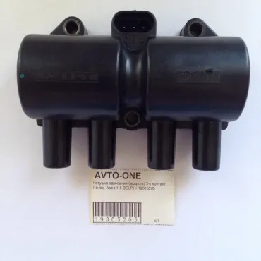 Котушка запалювання (модуль) 4-х контакт Ланос Авео 1.5/1,6 Valeo 96350585