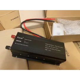 Інвертор 12V-220 FOVAL 2600W перетворювач напруги 12V-220V Чиста Синусоїда 2600 Вт
