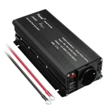 Інвертор 12V-220 FOVAL 2600W перетворювач напруги 12V-220V Чиста Синусоїда 2600 Вт